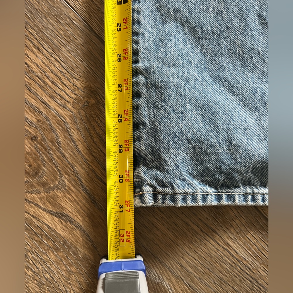NWT Just Black Denim Straight Relaxed fit medium wash distressed high rise - Picture 8 of 11